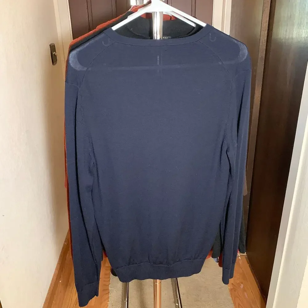 Uniqlo 100% Wool Sweater Long Sleeve for Men Size M